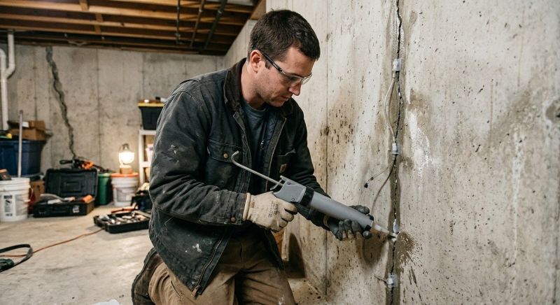Basement Crack Repair in Towson, MD