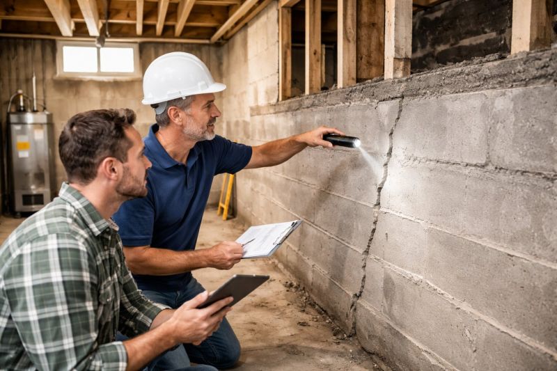 Basement Crack Repair in Towson, MD