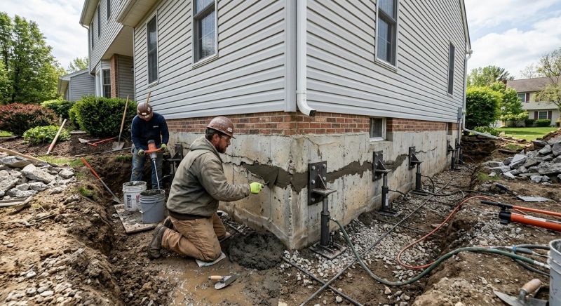 Basement Foundation Repair in Cockeysville, MD