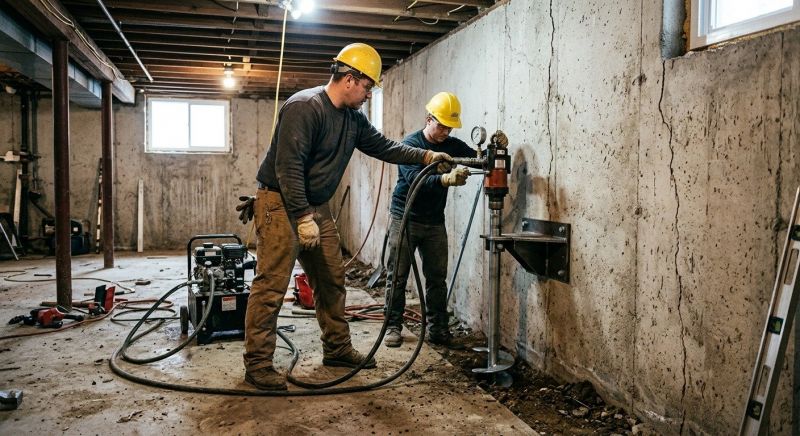 Basement Stabilization in Towson, MD