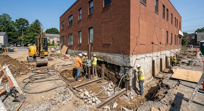Building Foundation Repair in Aberdeen Proving Ground, MD