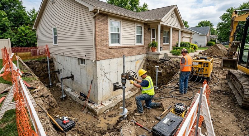 Building Foundation Repair in Westminster, MD