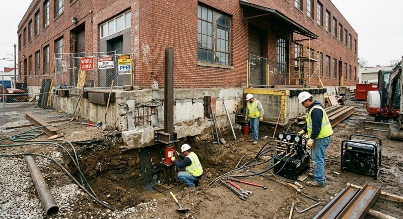 Commercial Foundation Repair in Towson, MD