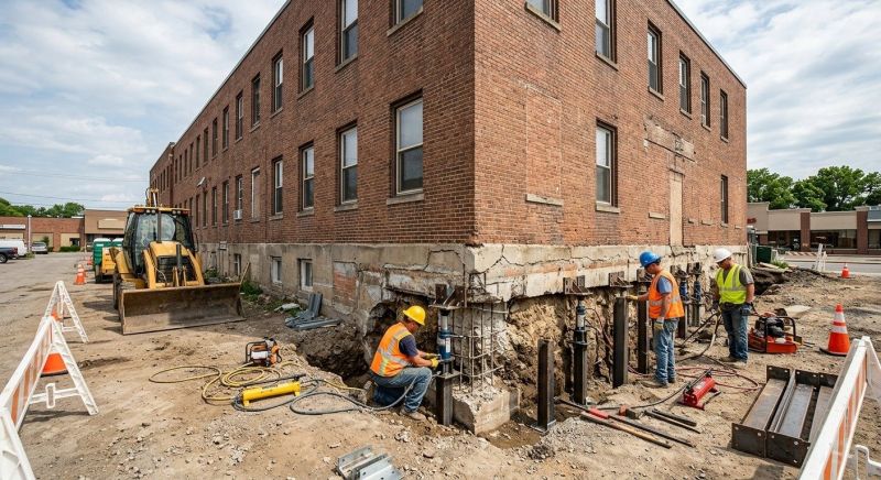 Commercial Foundation Repair in Towson, MD