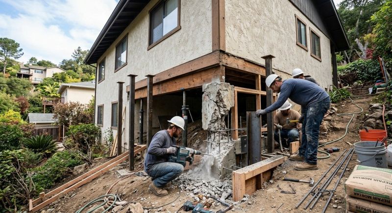 Concrete Foundation Repair in Maryland Line, MD