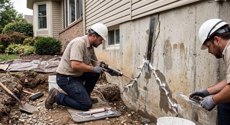 Cracked Foundation Repair in Carroll County, MD