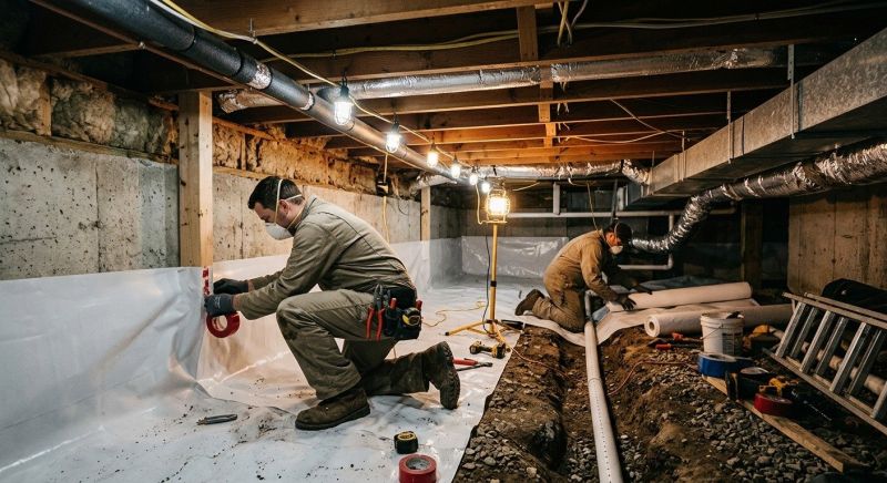 Crawl Space Leveling in Towson, MD