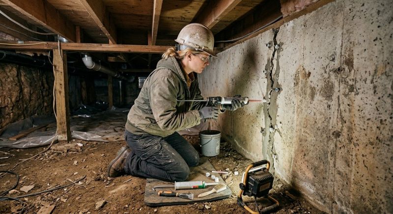 Crawlspace Foundation Repair in Abingdon, MD