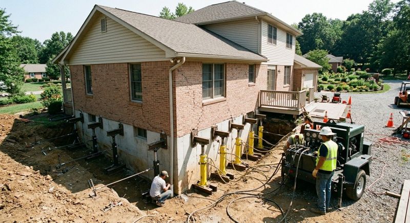 Foundation Jacking in Carroll County, MD