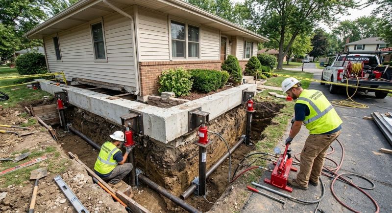 Foundation Jacking in Churchville, MD
