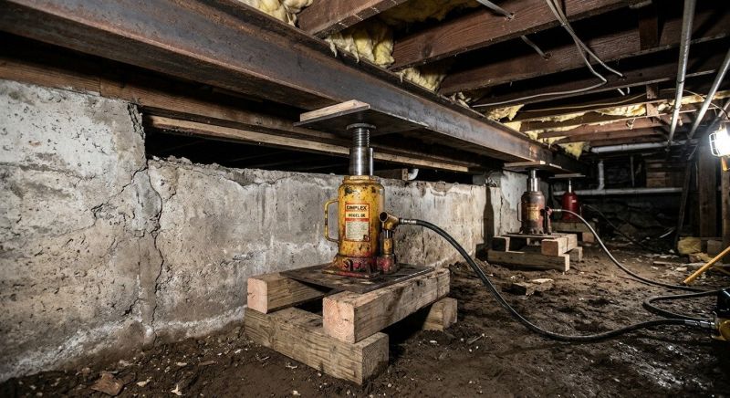 Foundation Jacking in Hanover, MD