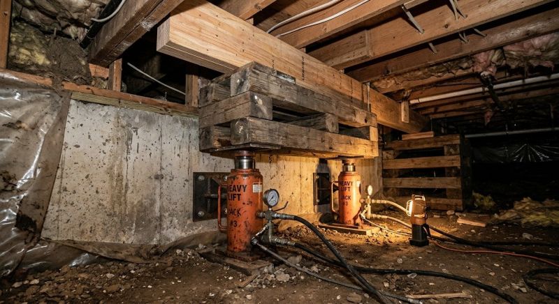 Foundation Jacking in Perry Hall, MD