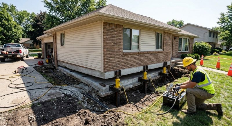Foundation Lifting in Forest Hill, MD