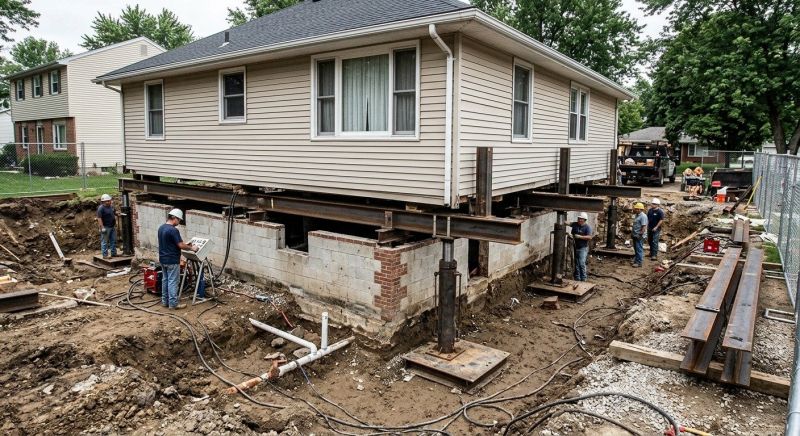 Foundation Lifting in Pasadena, MD