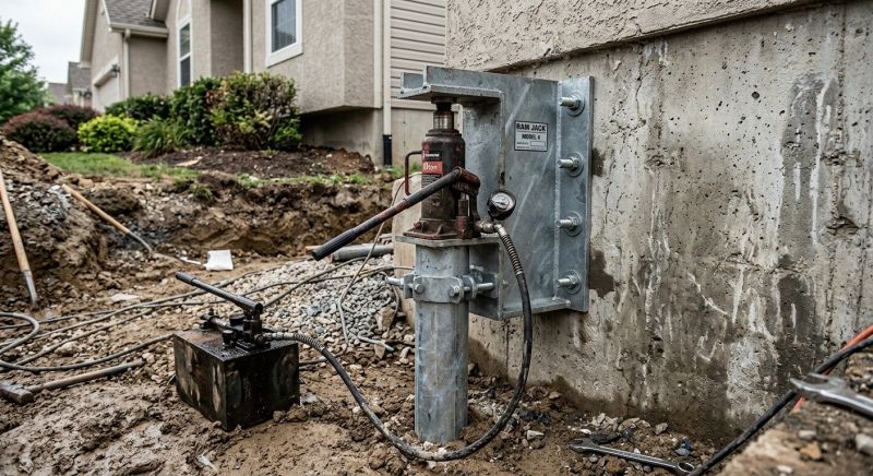 Foundation Pier Leveling in Towson, MD