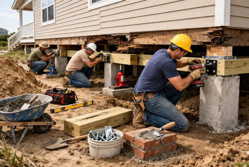 Foundation Raising in Aberdeen Proving Ground, MD