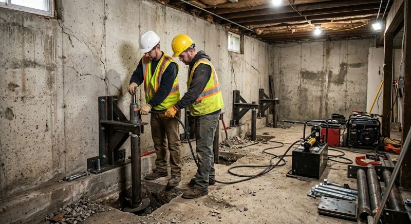 Foundation Stabilizing in Lutherville Timonium, MD