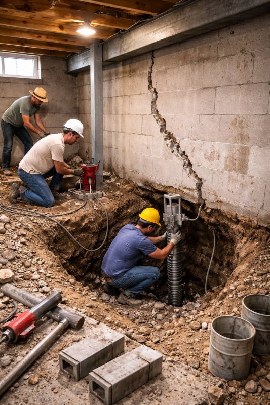 Foundation Structural Repair in Odenton, MD