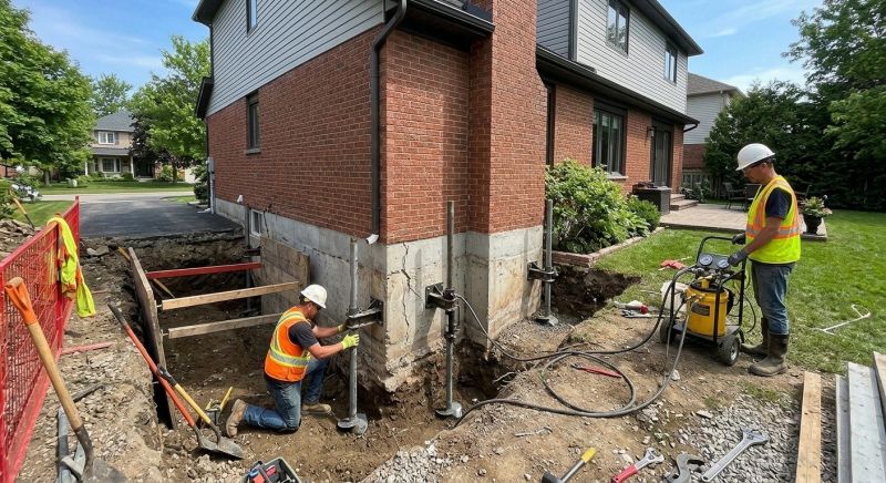 Foundation Underpinning in Towson, MD