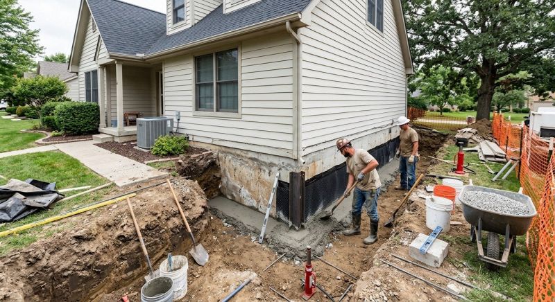 House Foundation Repair in Abingdon, MD