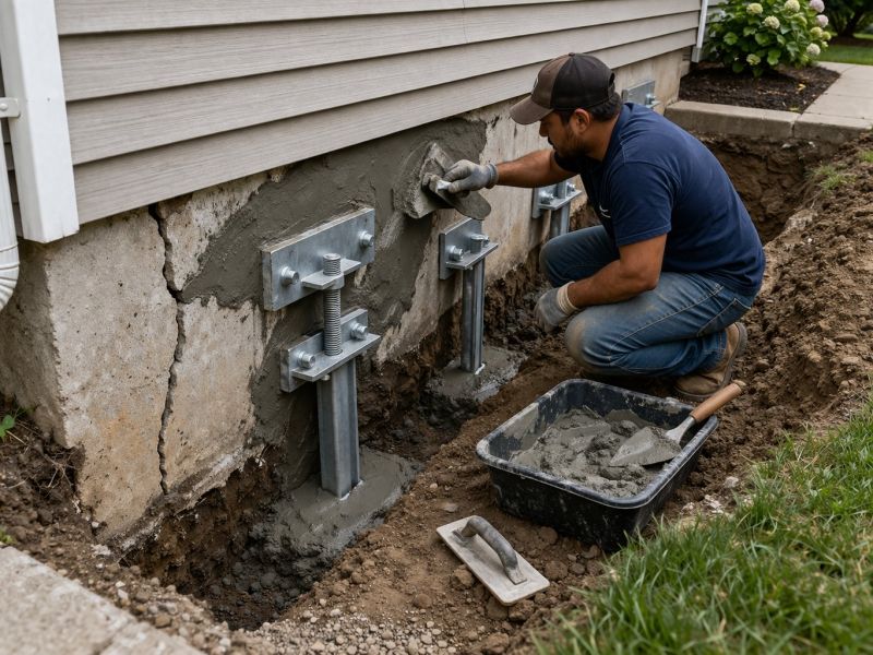 House Foundation Repair in Ellicott City, MD