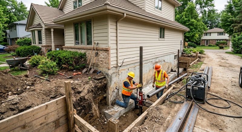 House Foundation Repair in Phoenix, MD