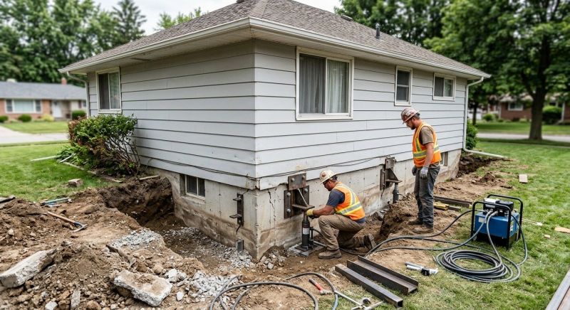 House Foundation Repair in Phoenix, MD