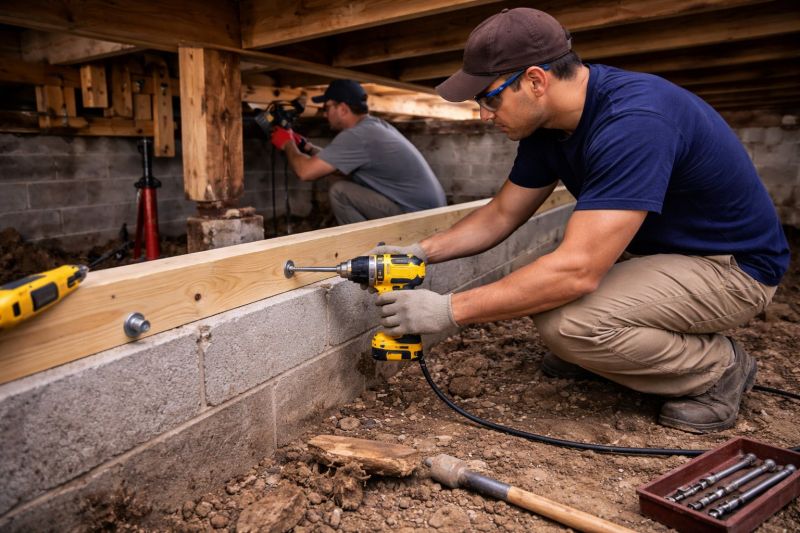 House Foundation Repair in Reisterstown, MD
