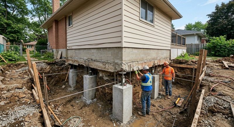 House Underpinning in Towson, MD