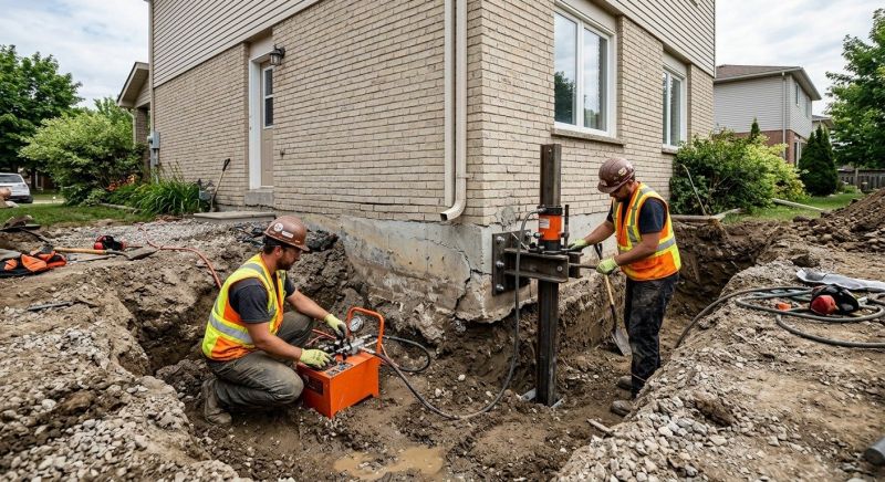 Sinking Foundation Lifting in Towson, MD