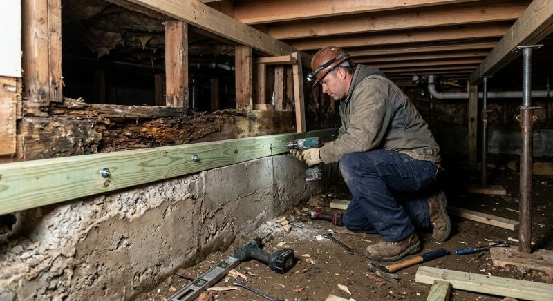 Sinking Foundation Repair in Aberdeen Proving Ground, MD