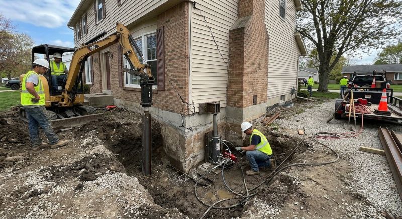 Sinking Foundation Repair in Fallston, MD