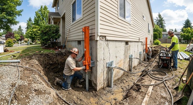 Sinking Foundation Repair in Glen Burnie, MD