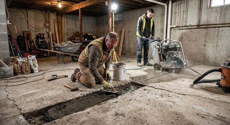 Slab Foundation Repair in Towson, MD