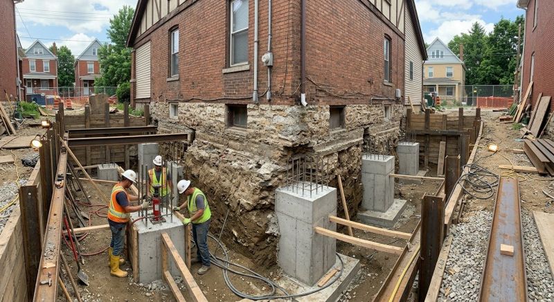 Structural Underpinning in Towson, MD