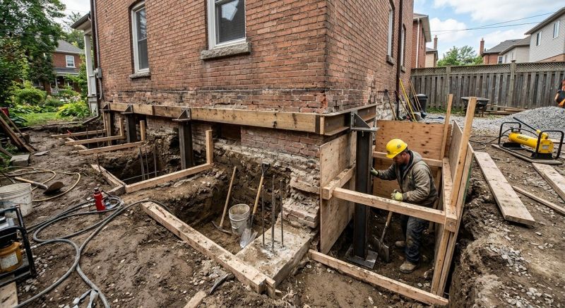 Structural Underpinning in Towson, MD
